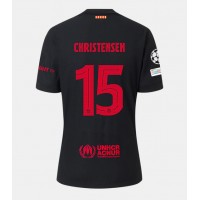 Barcelona Andreas Christensen #15 Bortatröja 2024-25 Korta ärmar